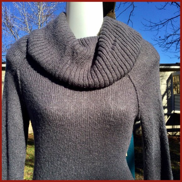 Cowl Neck Sweater, sz S - Picture 2 of 7